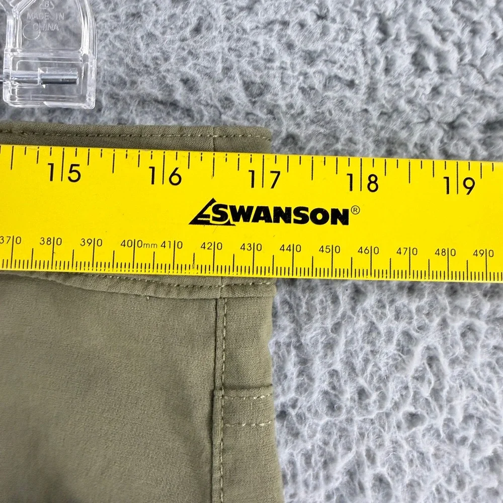 The North Face‎ Hiking Pants Mens 34 Green Nylon Stretch Straight Leg Outdoor